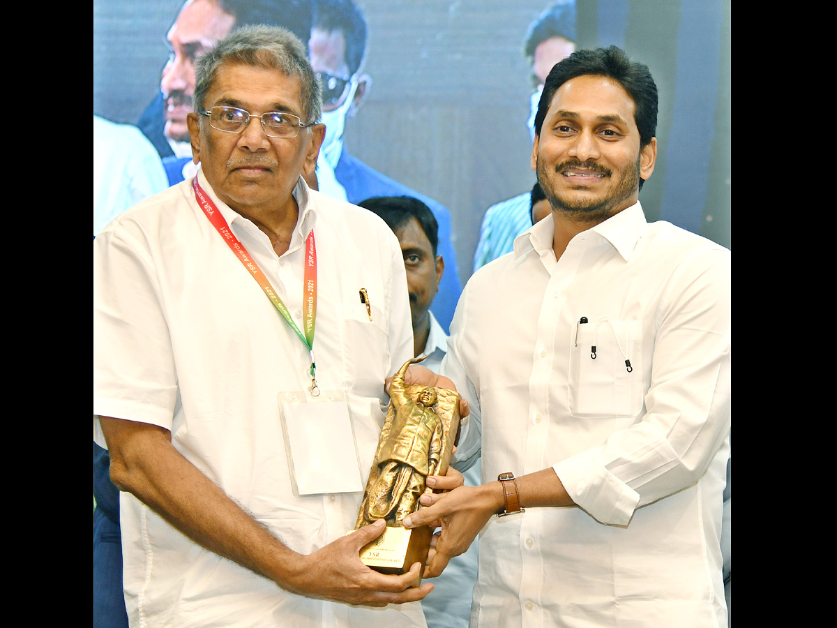 YSR Lifetime Achievement Awards 2021 Ceremony Program - Sakshi97