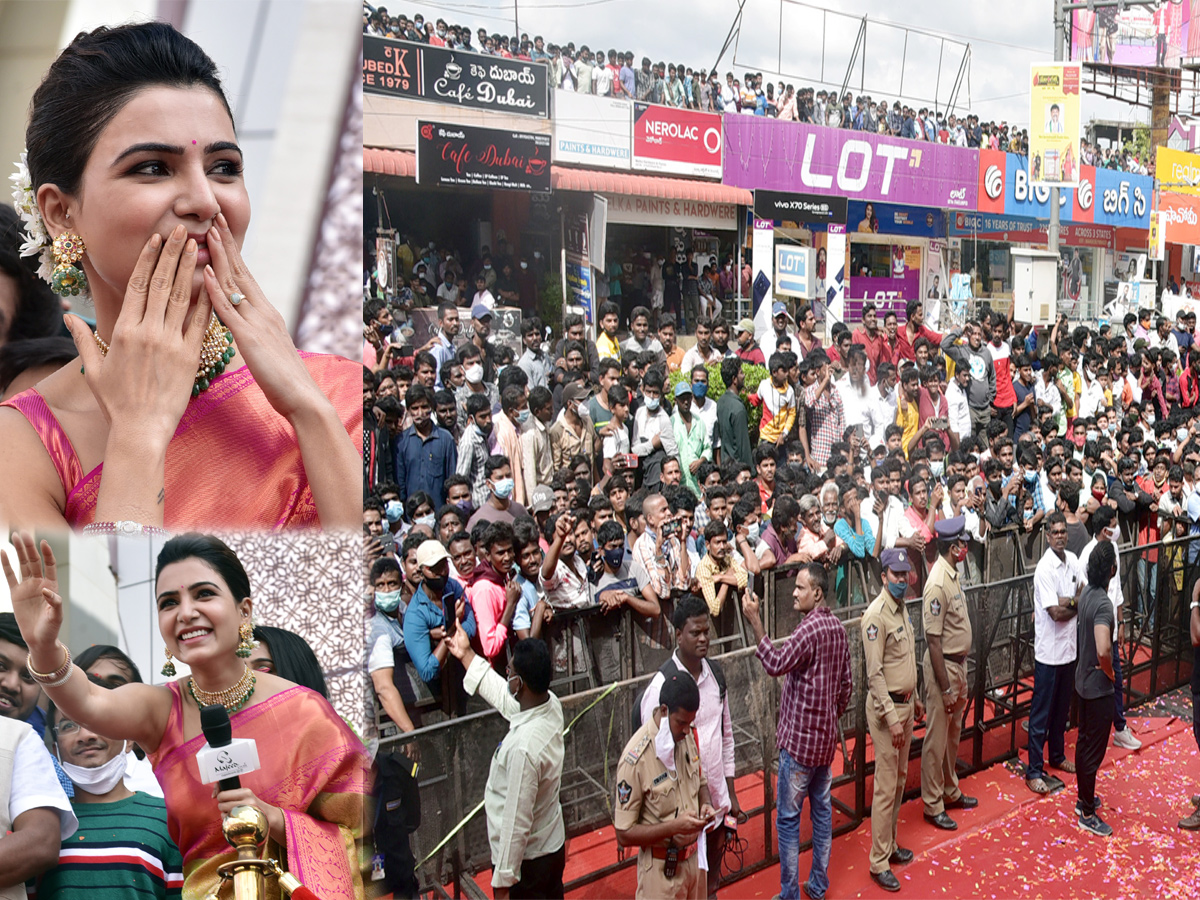 Samantha inaugurates Shopping Mall in Kadapa And Visits Kadapa Ameen Peer Dargah PHoto Gallery - Sakshi1