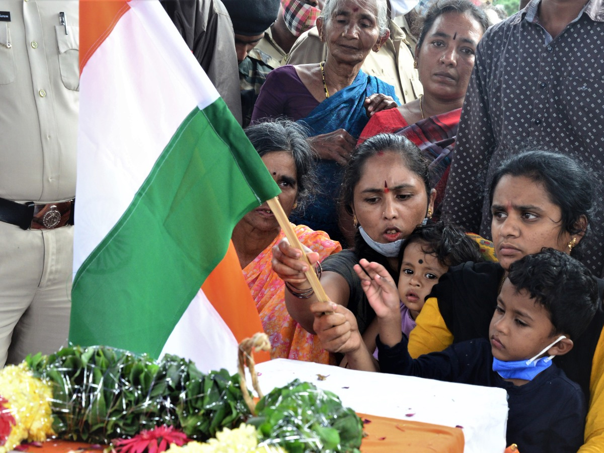 Soldier Saiteja Funeral Photo Gallery - Sakshi32