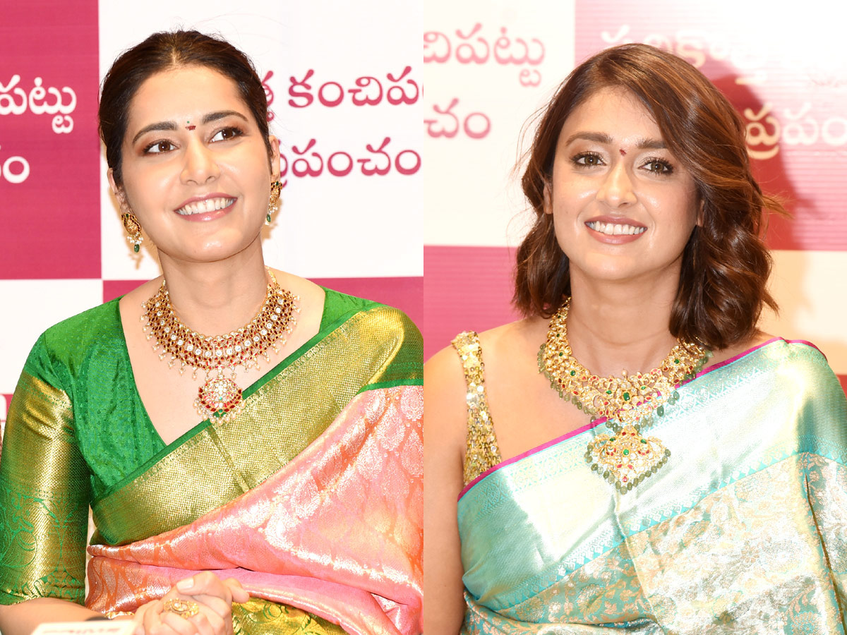 Ileana And Rashi Khanna Opened Mugdha Showroom At Visakhapatnam Photo Gallery - Sakshi1