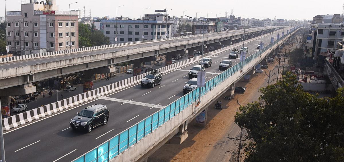 Vijayawada Benz Circle flyover-II inauguration Photos - Sakshi1