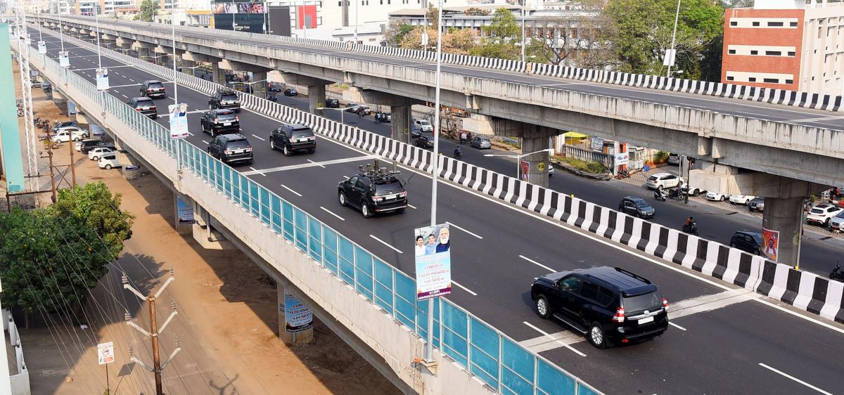 Vijayawada Benz Circle flyover-II inauguration Photos - Sakshi4