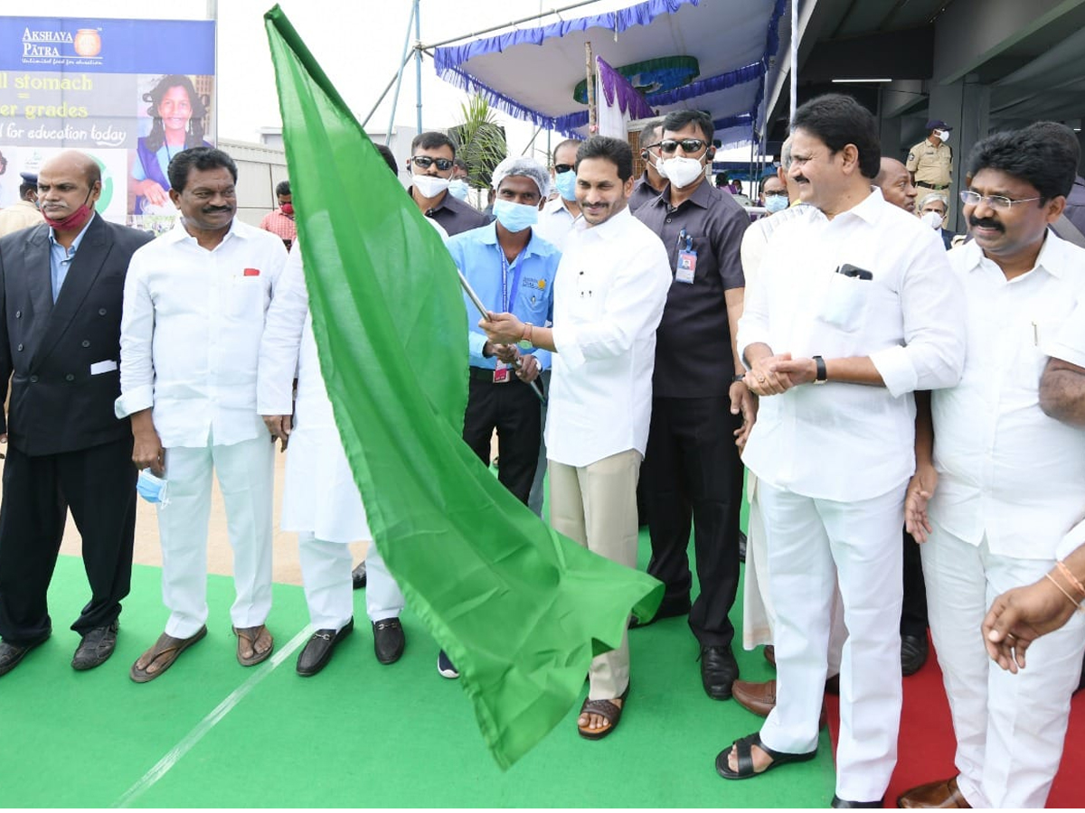 CM YS Jagan Participated in Bhoomi Pooja of Hare Krishna Gokula Kshetram Photo Gallery - Sakshi13