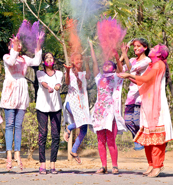 Holi Celebration In Hyderabad - Sakshi2