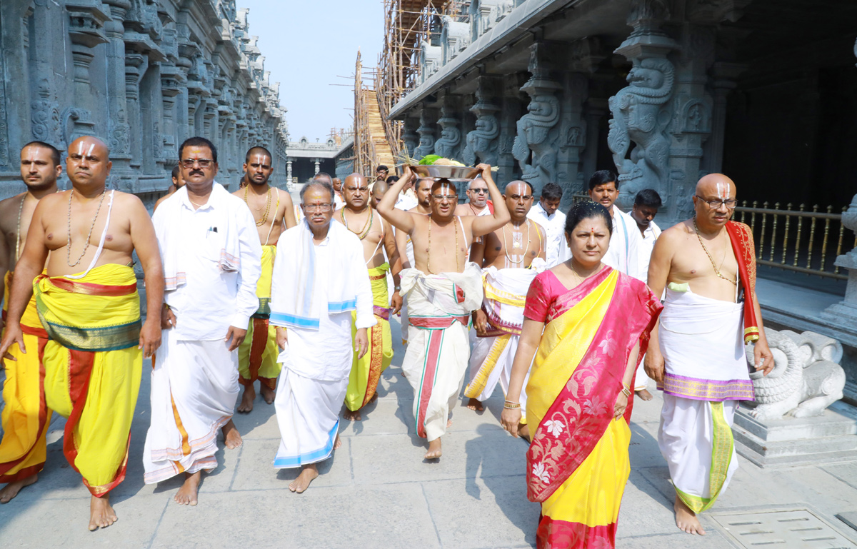 Yadadri Temple in Telangana - Sakshi5