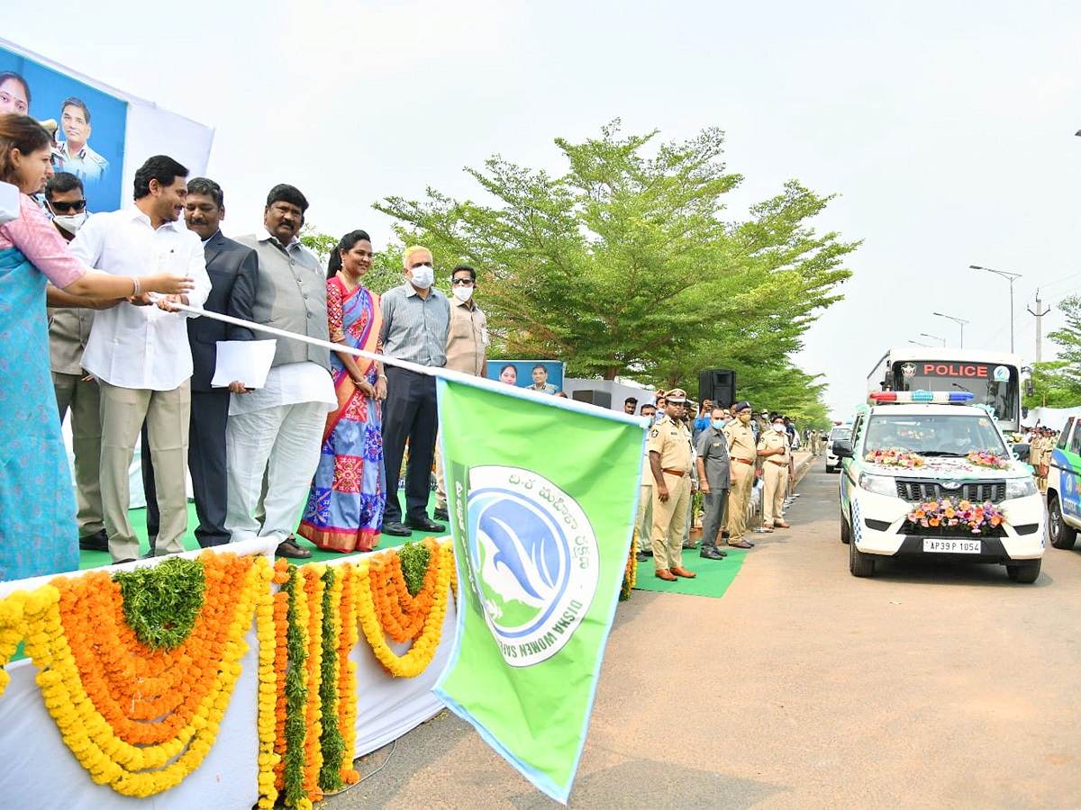 CM YS Jagan launches Disha Patrolling Vehicles - Sakshi2