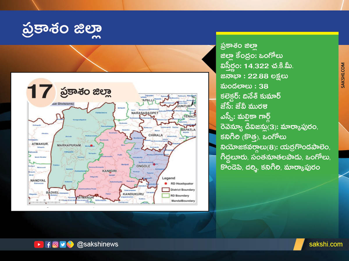 AP New Districts Names, Maps, Assembly Constituencies and Revenue Divisions Full Details - Sakshi17