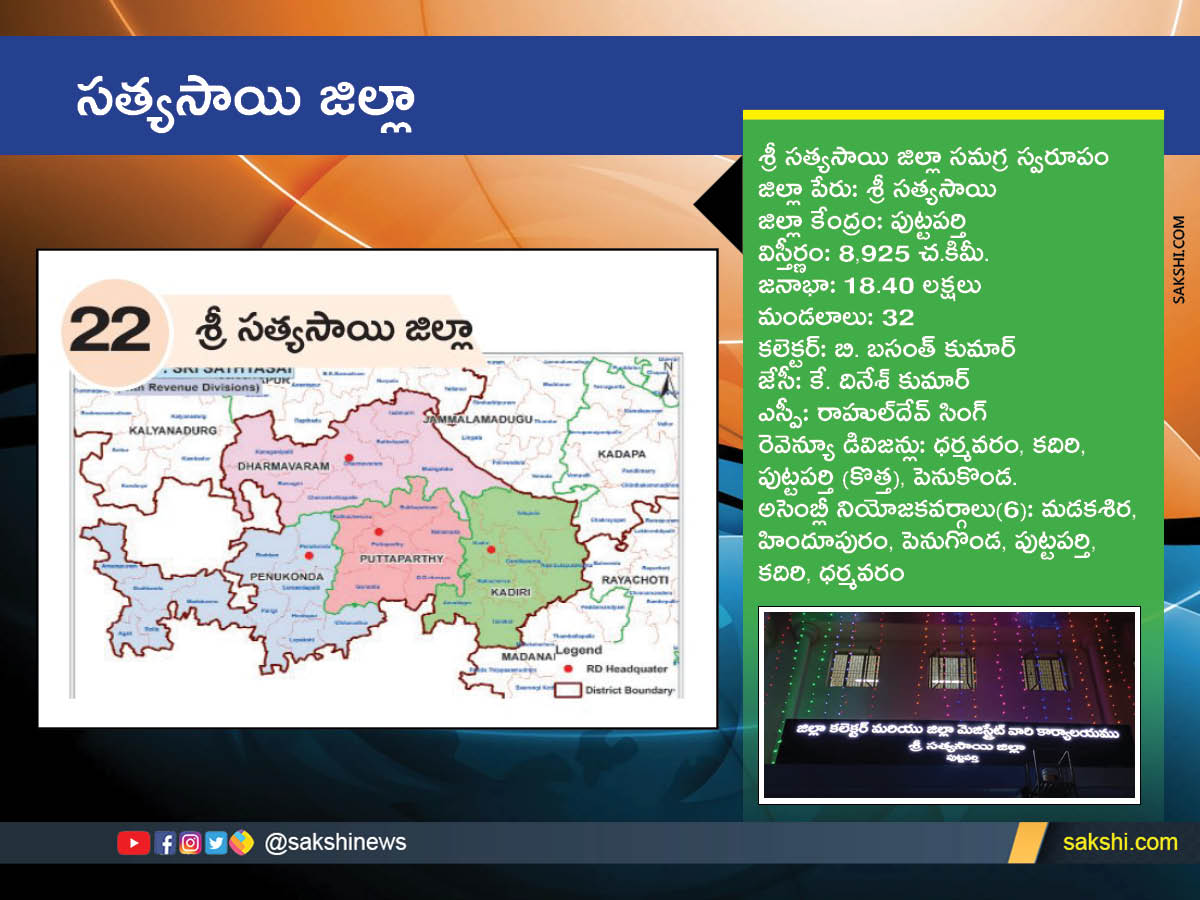 AP New Districts Names, Maps, Assembly Constituencies and Revenue Divisions Full Details - Sakshi22