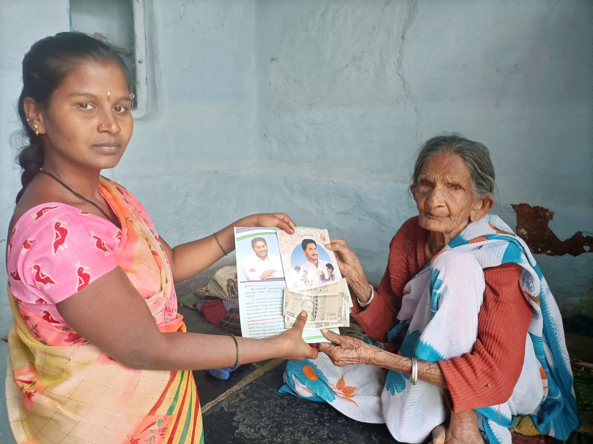 YSR Pensions Home Delivery In All Over Andhra pradesh Photo Gallery - Sakshi12