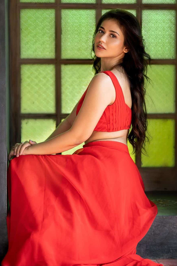 Priyanka Jawalkar Latest Red Dress Photos - Sakshi5
