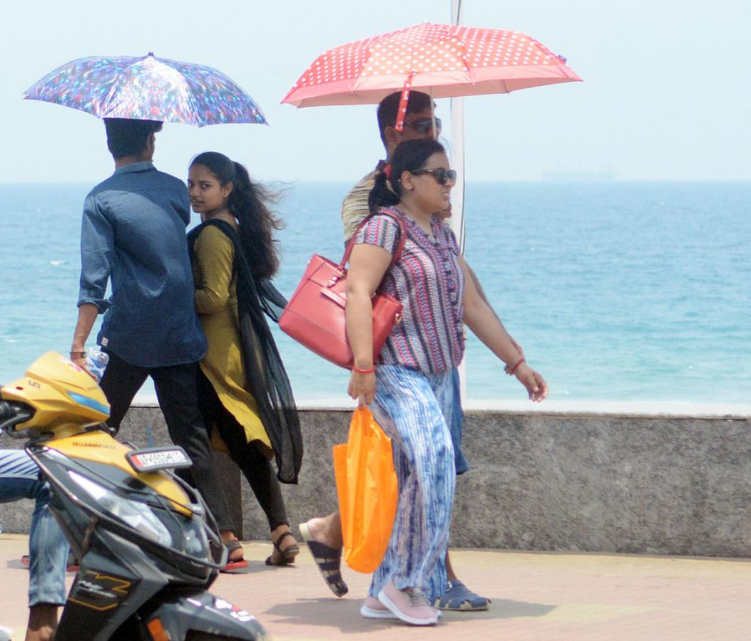 Tourists Rush at Rushikonda Beach Visakhapatnam - Sakshi20