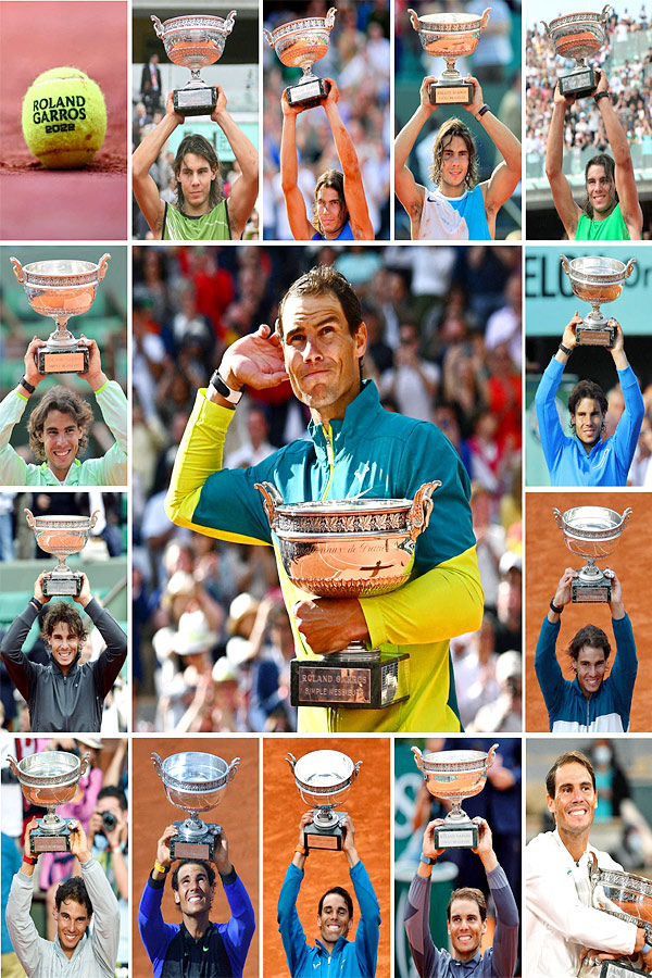 Rafael Nadal wins 22nd Grand Slam title and 14th French Open - Sakshi23