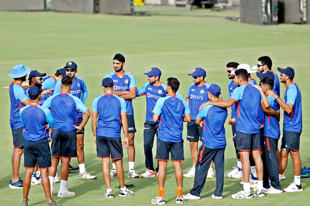 India hold practice session at Arun Jaitley Stadium - Sakshi1
