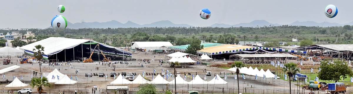 Grand Arrangements For YSRCP Plenary Meeting - Sakshi9