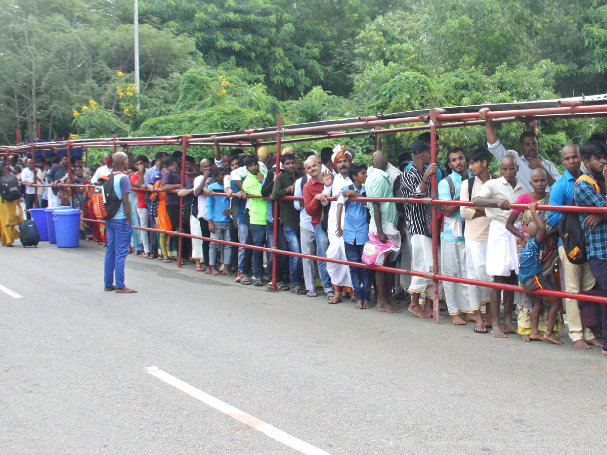 Huge Devotees Rush At Tirumala Tirupati Temple - Sakshi10