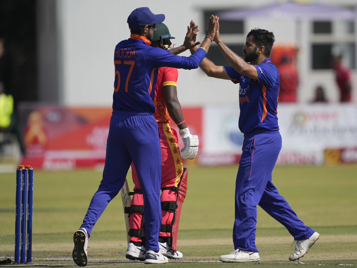 India win by five wickets with Zimbabwe Photo Gallery - Sakshi10