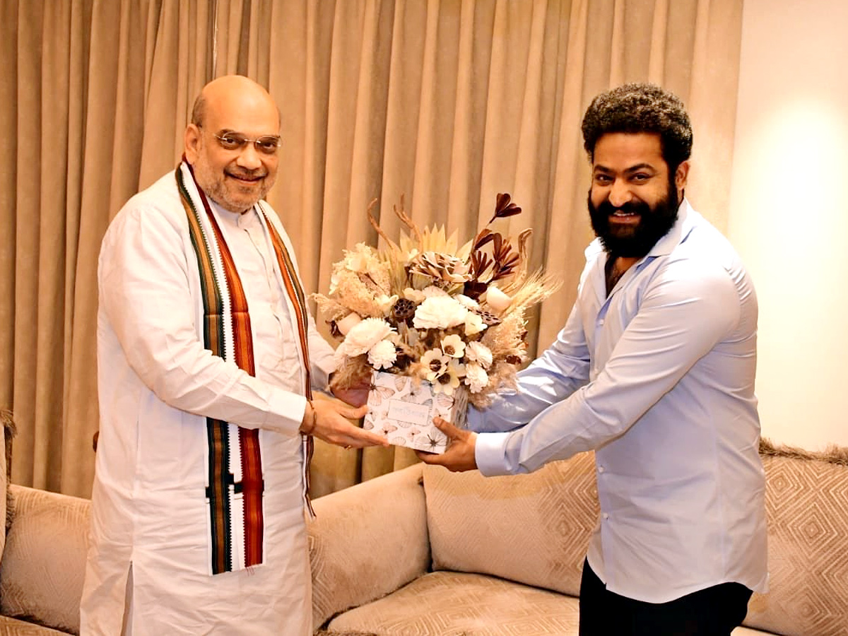 Junior NTR Meeting With Amit Shah Photos - Sakshi1