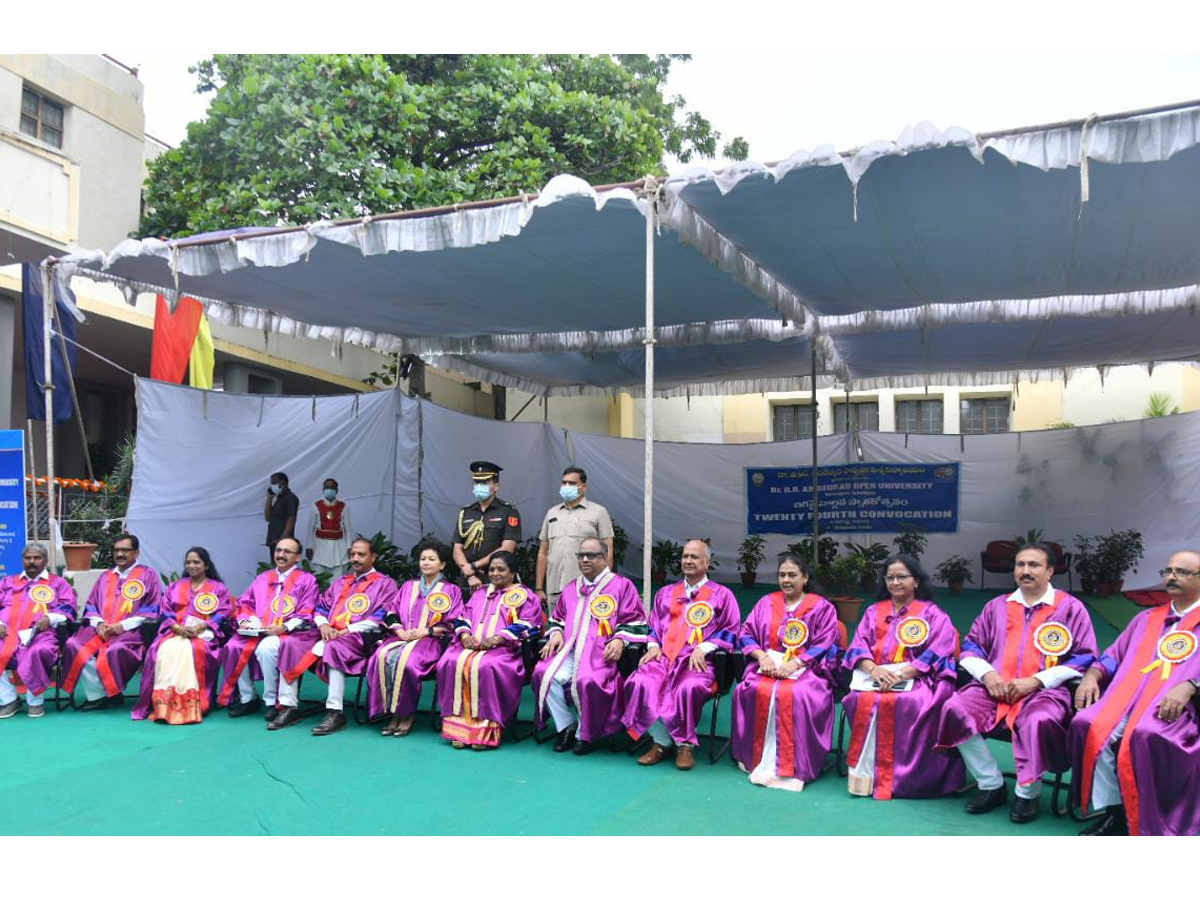 Governor Tamilisai Addresses Ambedkar Open University 24th Convocation Photo Gallery - Sakshi12