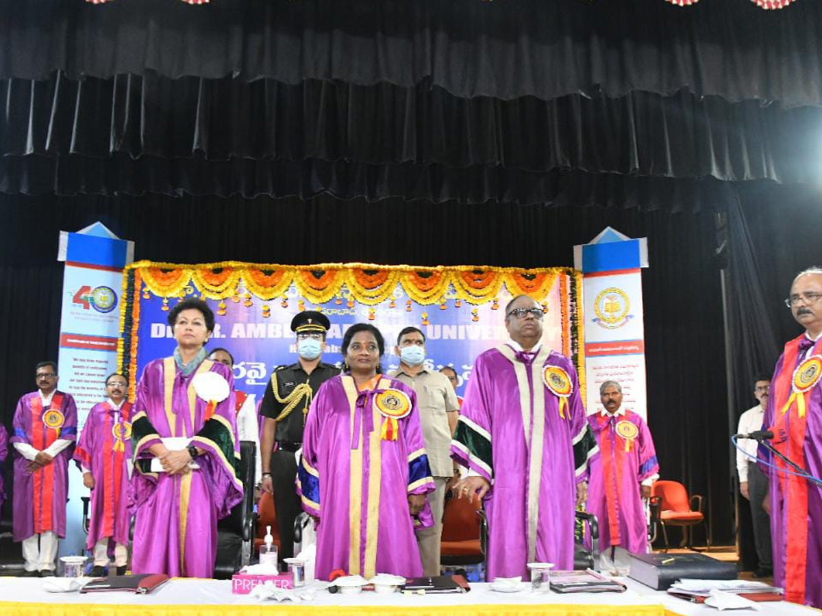 Governor Tamilisai Addresses Ambedkar Open University 24th Convocation Photo Gallery - Sakshi8