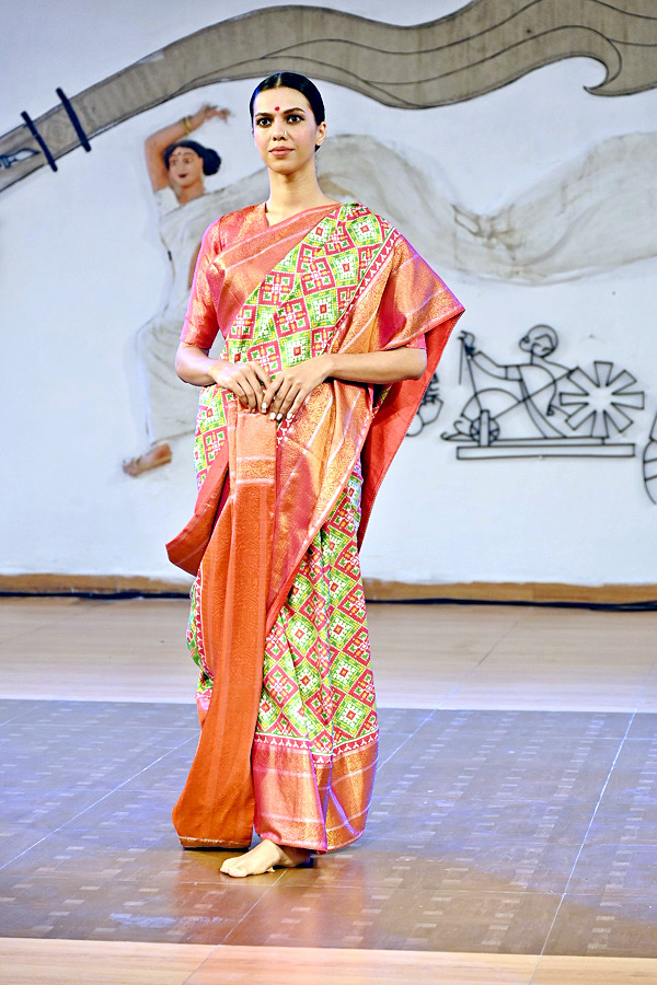Handloom Day Fashion Show At Madhapur - Sakshi4
