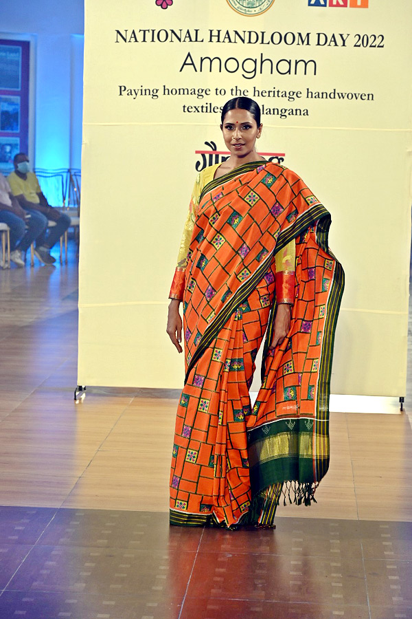 Handloom Day Fashion Show At Madhapur - Sakshi11