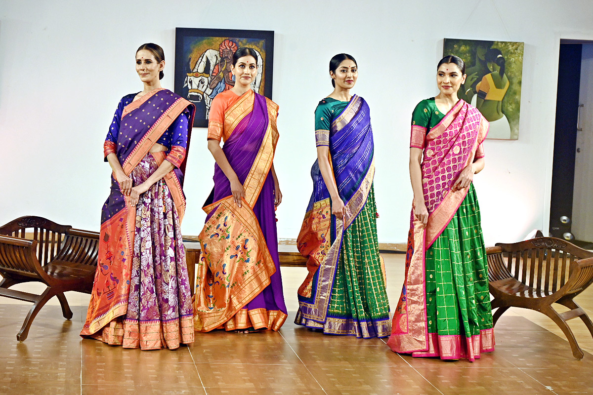 Handloom Day Fashion Show At Madhapur - Sakshi30