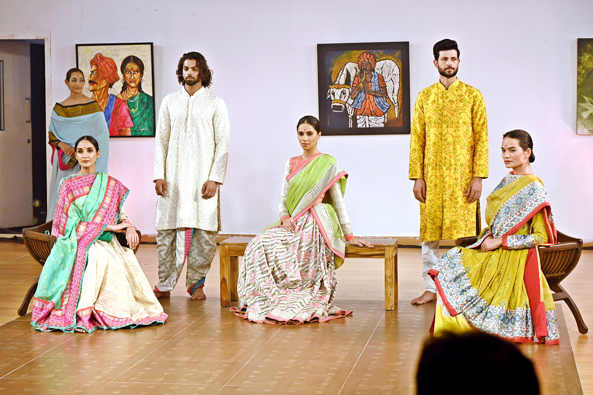 Handloom Day Fashion Show At Madhapur - Sakshi33