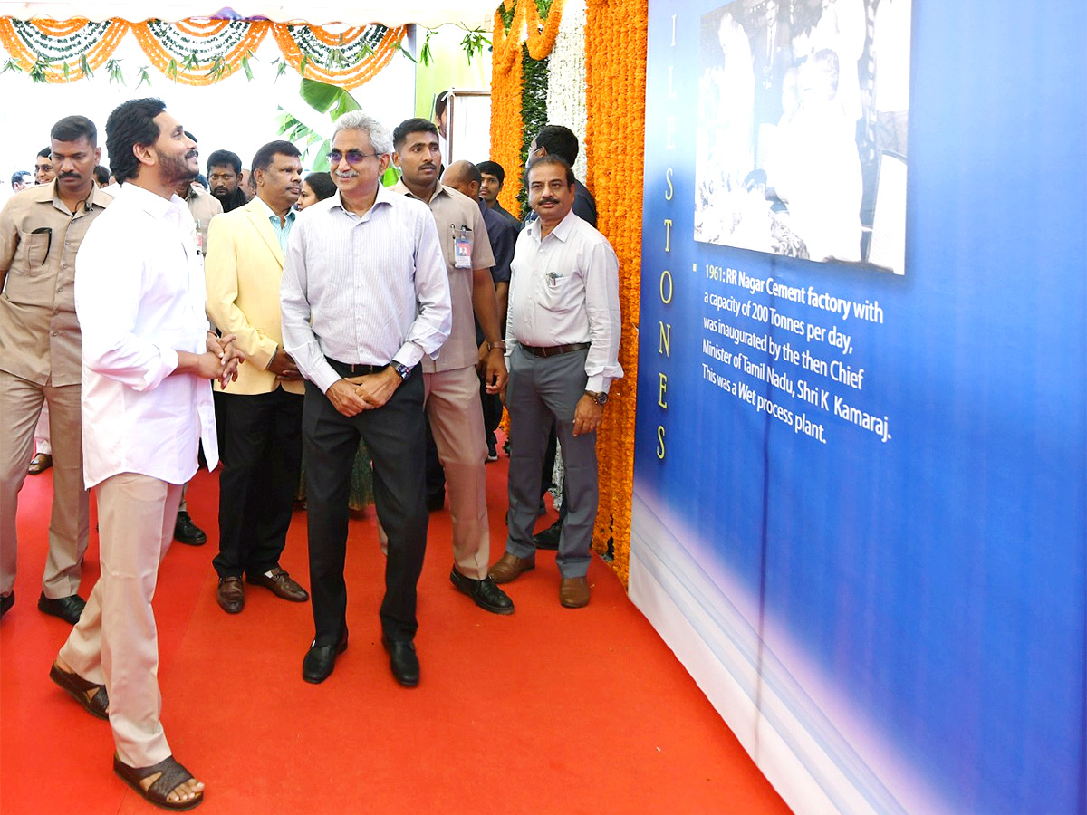 CM YS Jagan Opens Ramco Cement Company Nandyala District - Sakshi2