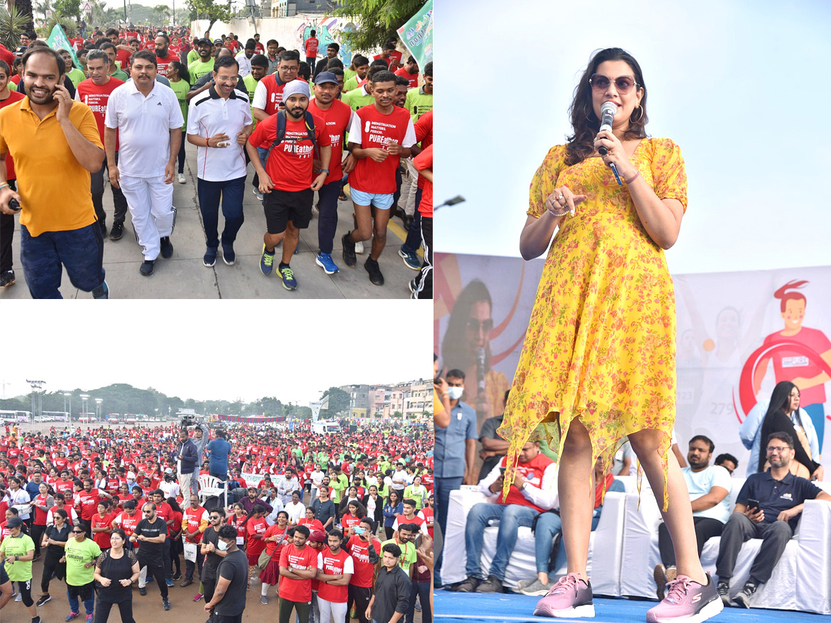 Hyderabad: Necklace Road PUREathon 2K 5K Fun Walk Run Photos - Sakshi1