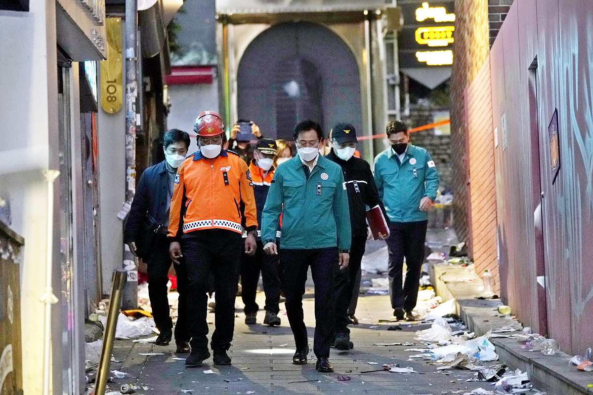 Deadly Halloween stampede stuns South Korea - Sakshi18