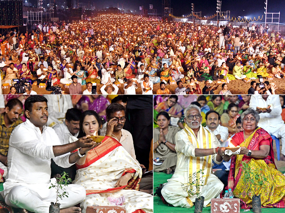 Karthika Deepotsavam In RK Beach Visakhapatnam - Sakshi1