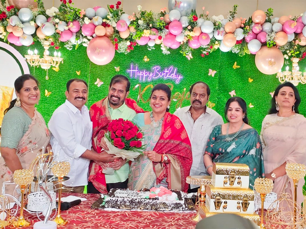 AP Tourism Minister RK Roja Birthday Celebration Photos - Sakshi13