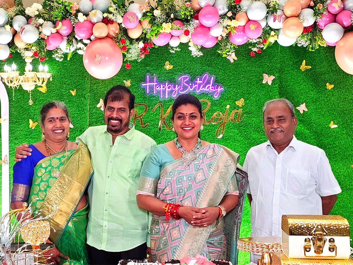AP Tourism Minister RK Roja Birthday Celebration Photos - Sakshi14
