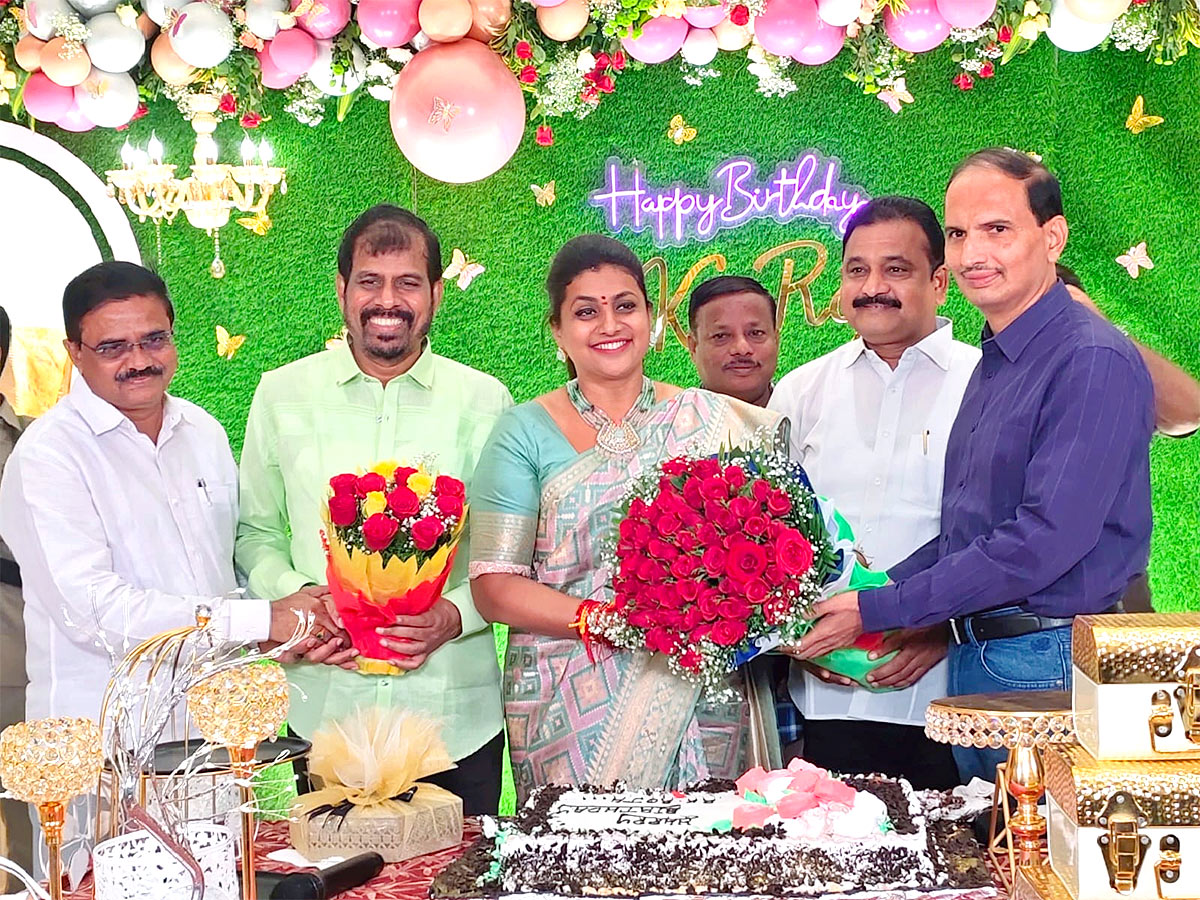 AP Tourism Minister RK Roja Birthday Celebration Photos - Sakshi15