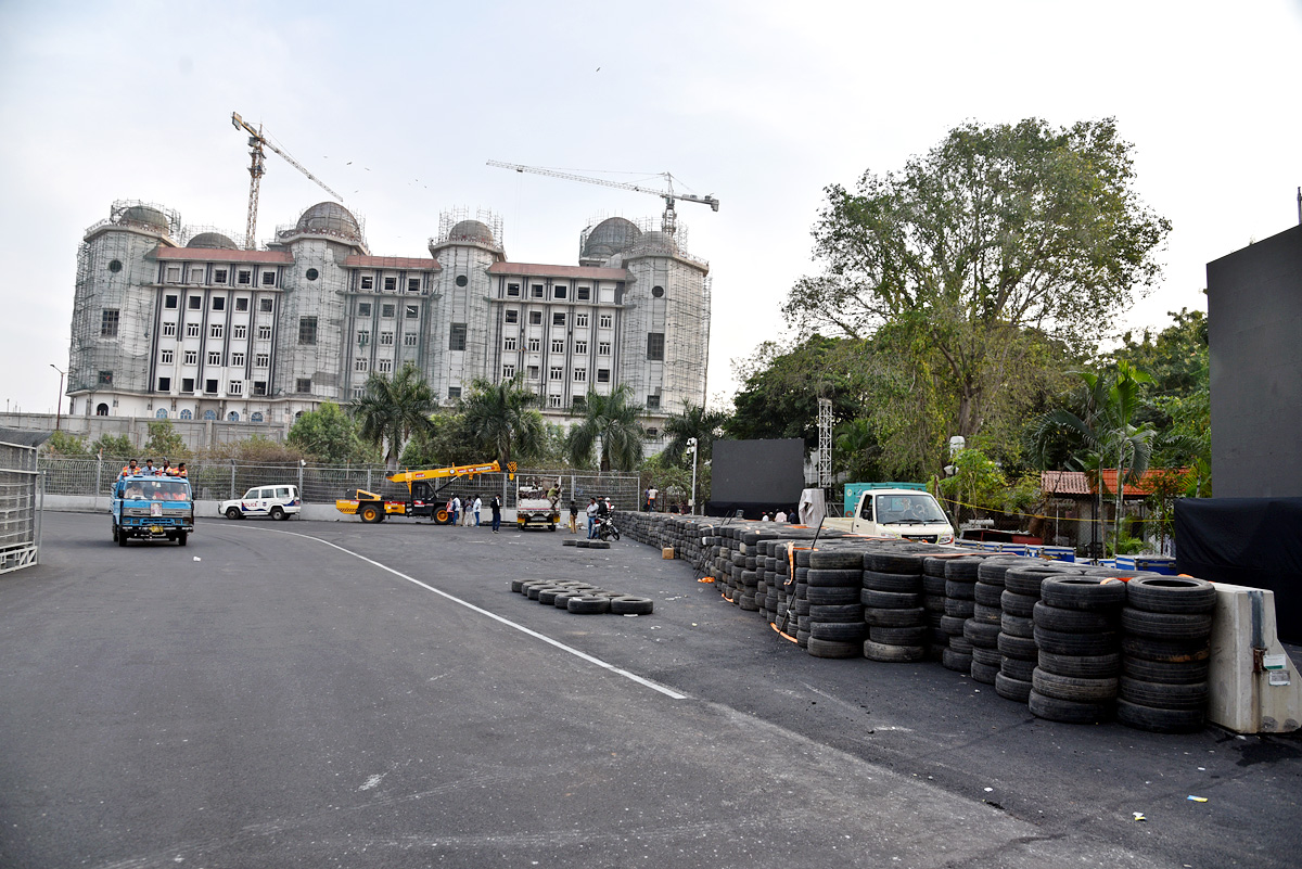 Hyderabad Is Getting Ready For Formula E Racing - Sakshi12