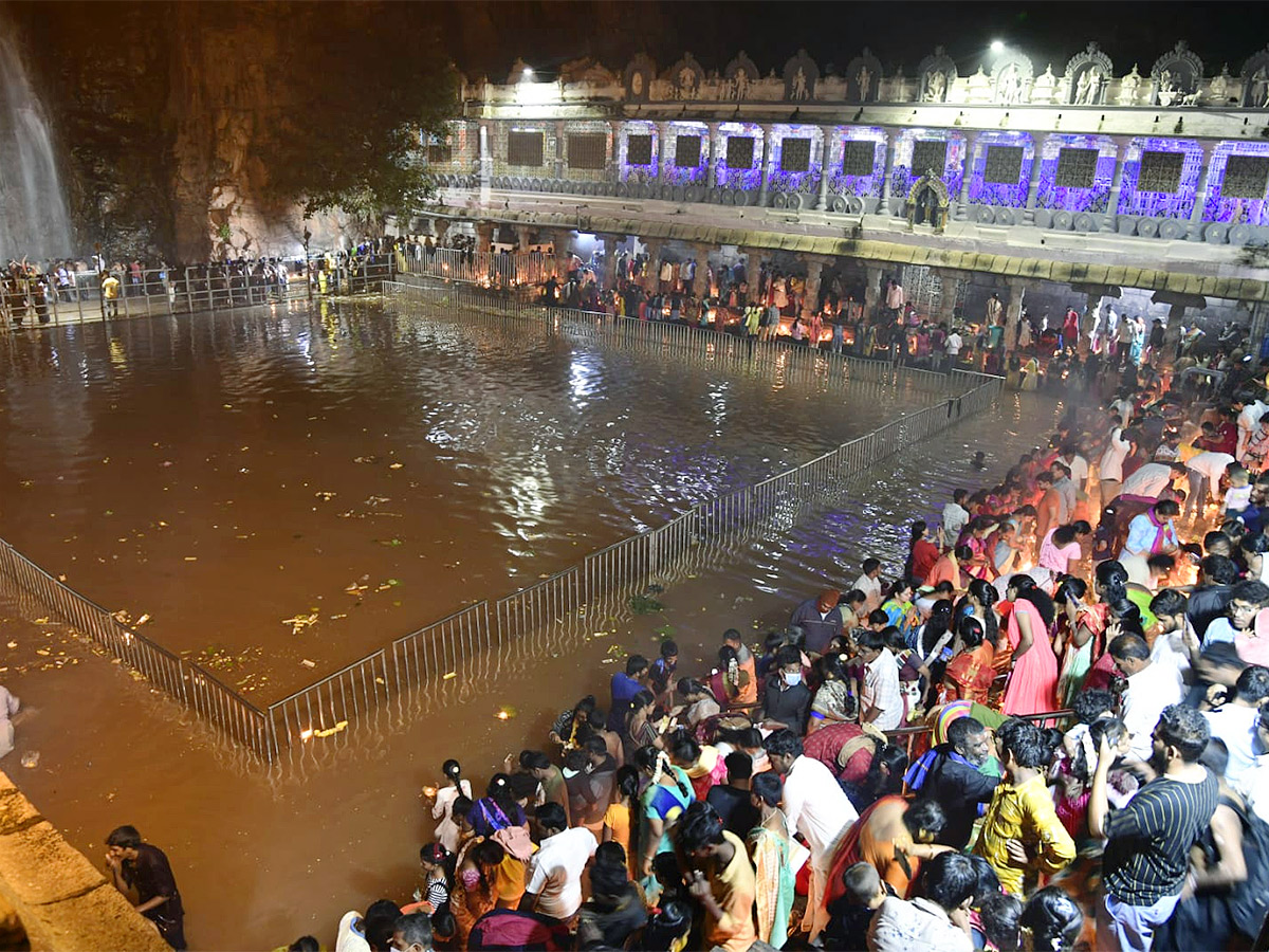 Karthika Pournami Devotees Rush At Kapila Theertham In Tirupati - Sakshi3