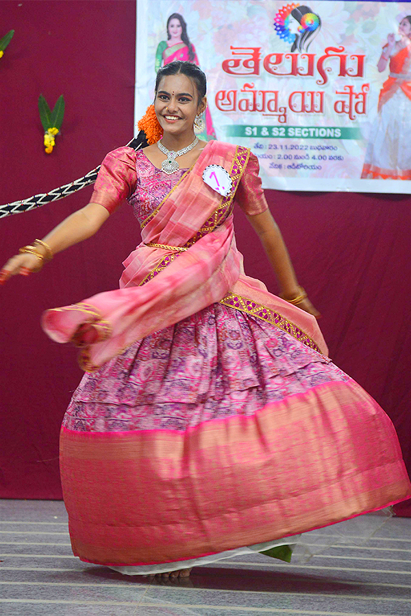 Telugu Ammayi Fashion Show in Maris Stella College Vijayawada - Sakshi13