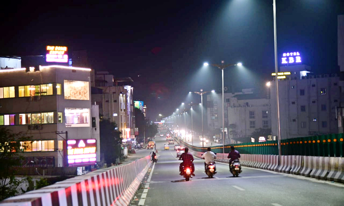 Srinivasa Setu Flyover Lighting In Tirupati - Sakshi3