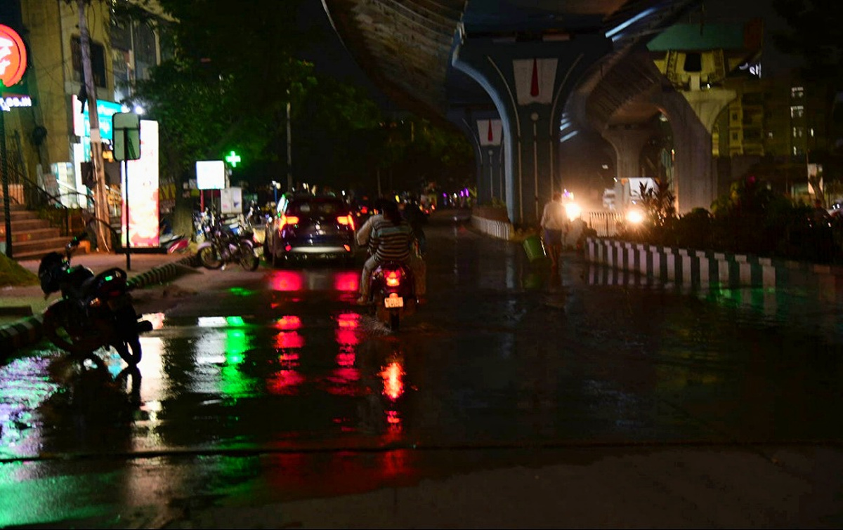 Srinivasa Setu Flyover Lighting In Tirupati - Sakshi4