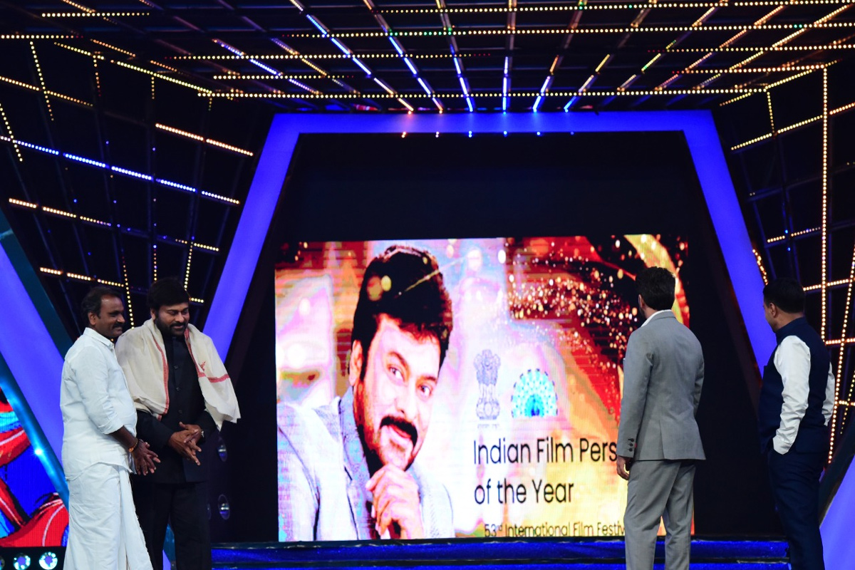 Megastar Chiranjeevi in Goa To Receive The Award at IFFI - Sakshi2