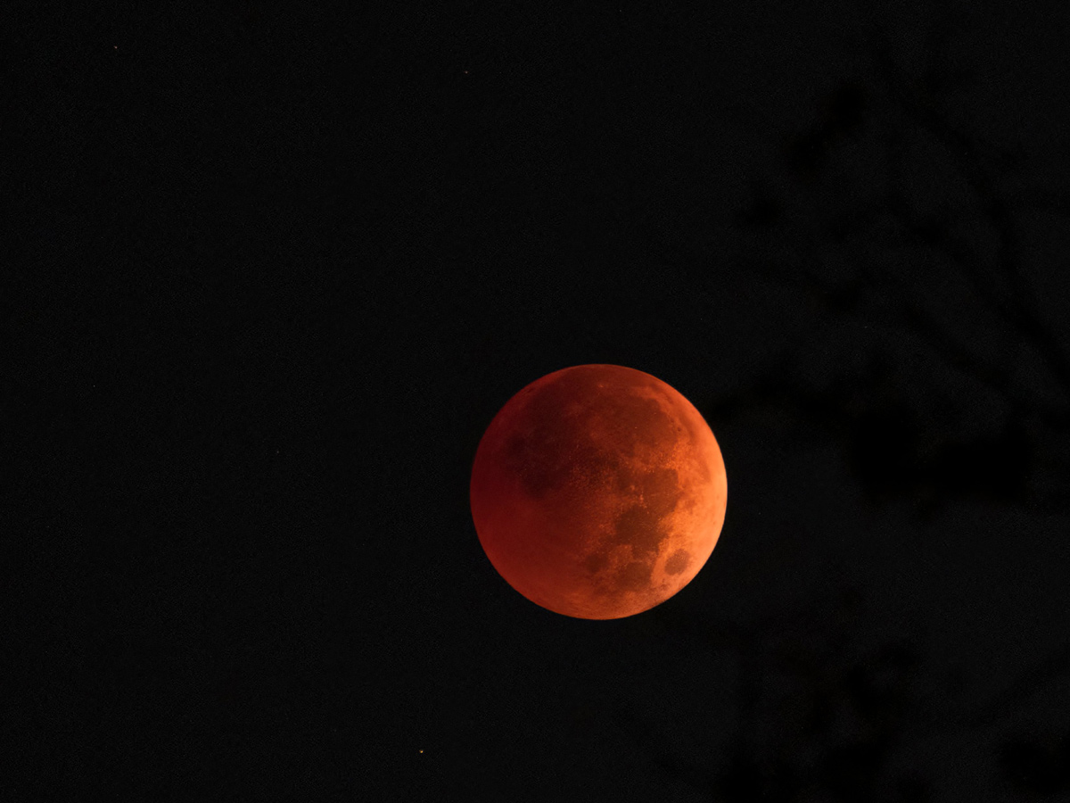 Lunar Eclipse Chandra Grahan 2022 Photos Surfaced - Sakshi22