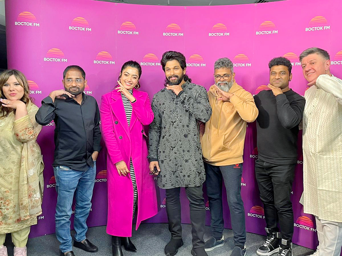 Pushpa Team In Russia Photos - Sakshi1