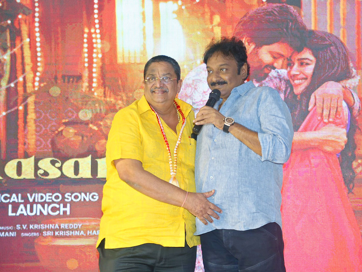 S V Krishna Reddy Organic Mama Hybrid Alludu Movie Song launch - Sakshi19