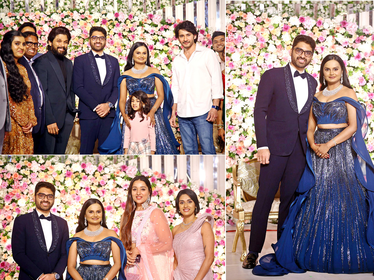 Director Gunasekhar Daughter Neelima Wedding Reception Photos - Sakshi1