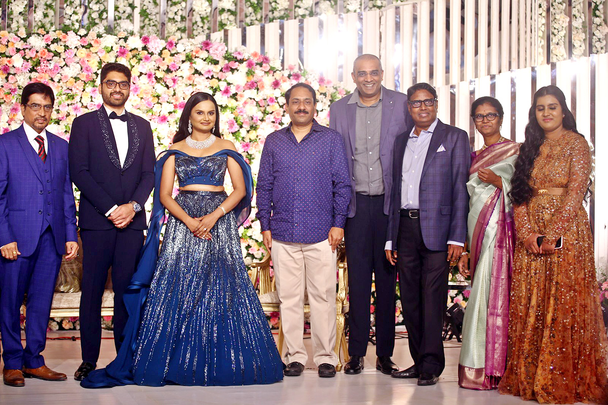Director Gunasekhar Daughter Neelima Wedding Reception Photos - Sakshi22