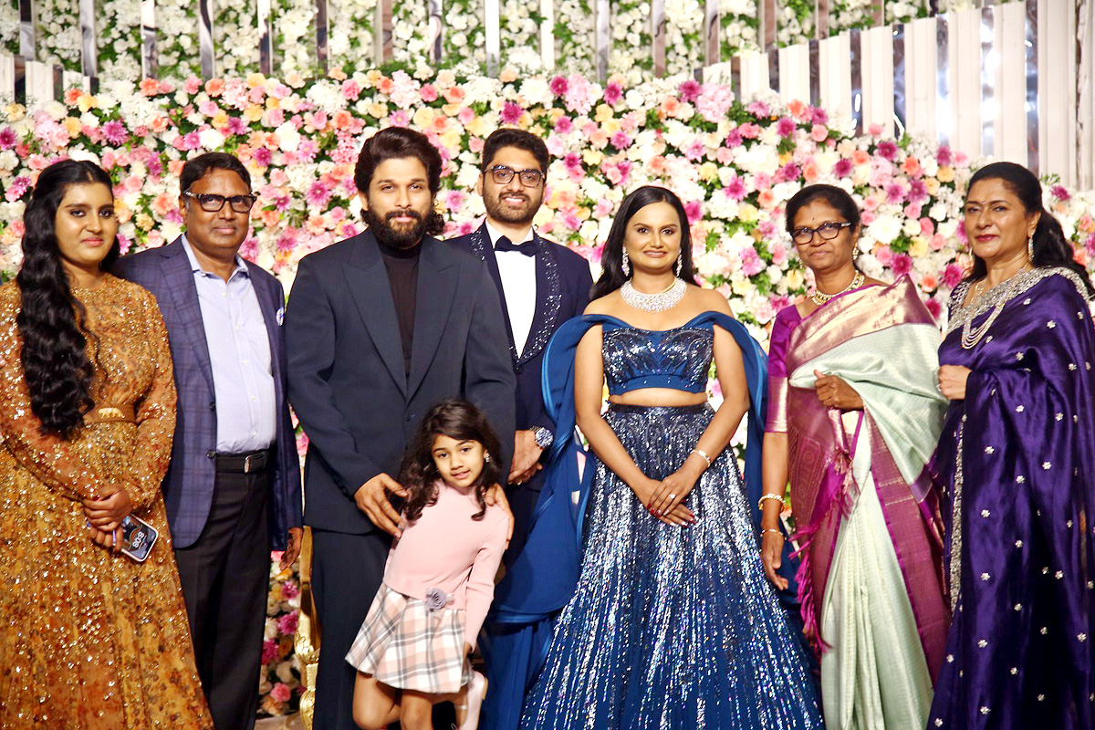 Director Gunasekhar Daughter Neelima Wedding Reception Photos - Sakshi28