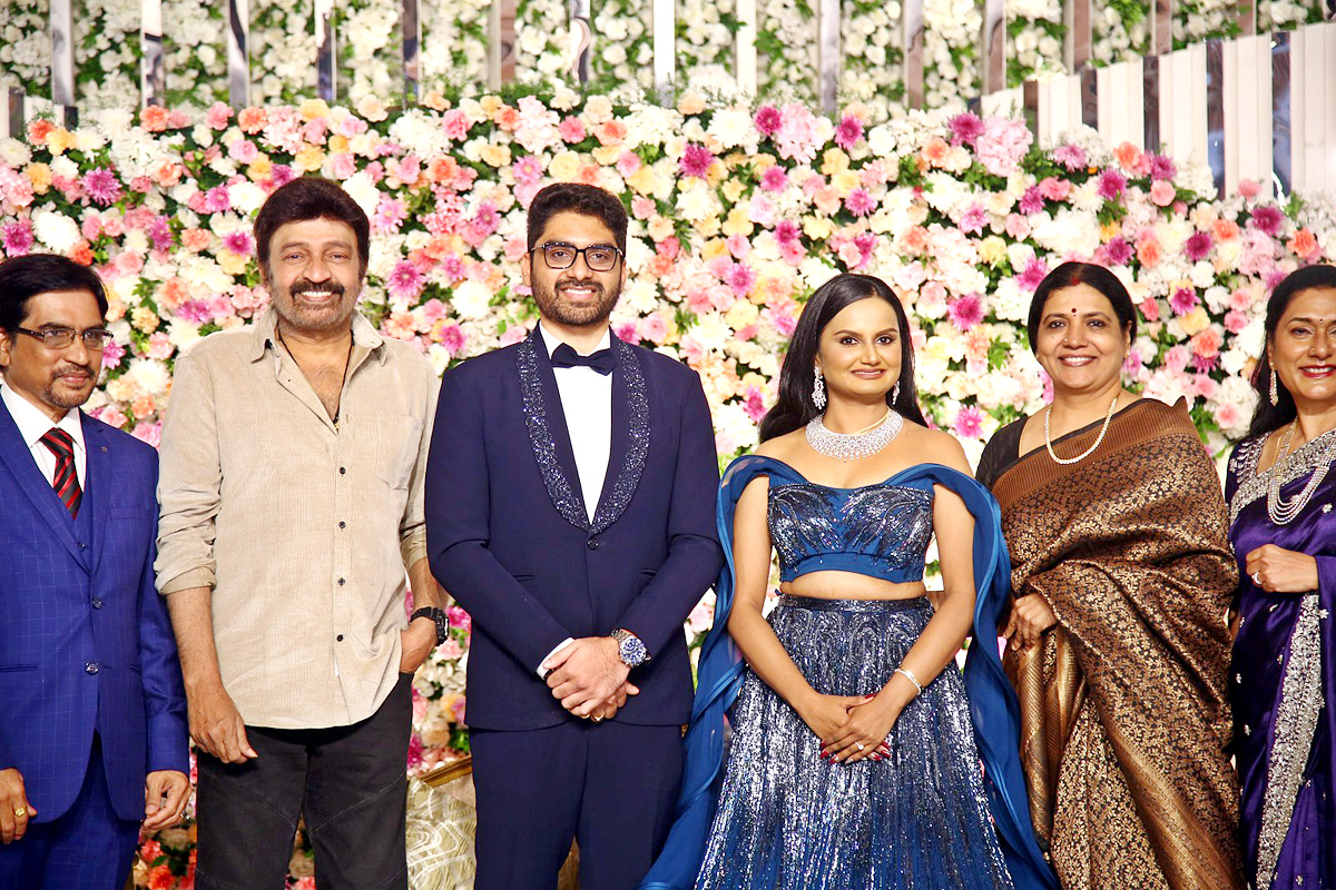 Director Gunasekhar Daughter Neelima Wedding Reception Photos - Sakshi30
