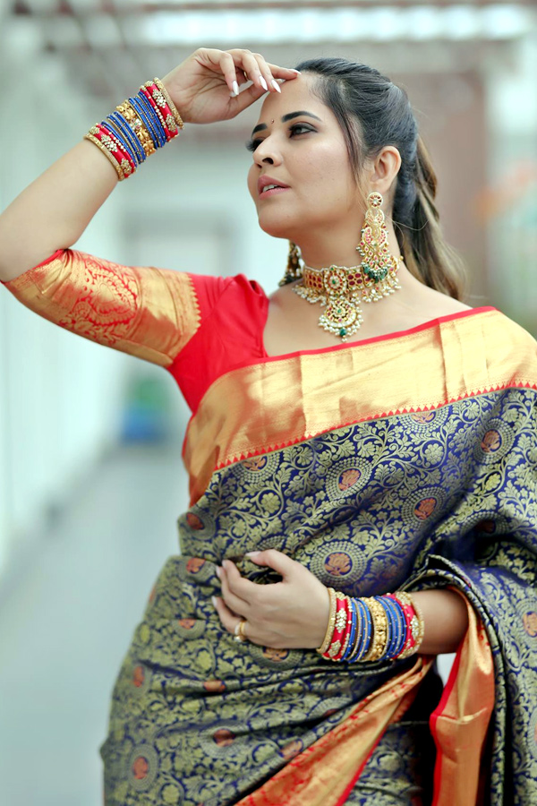 Anchor Anasuya Bharadwaj Traditional Photos - Sakshi3