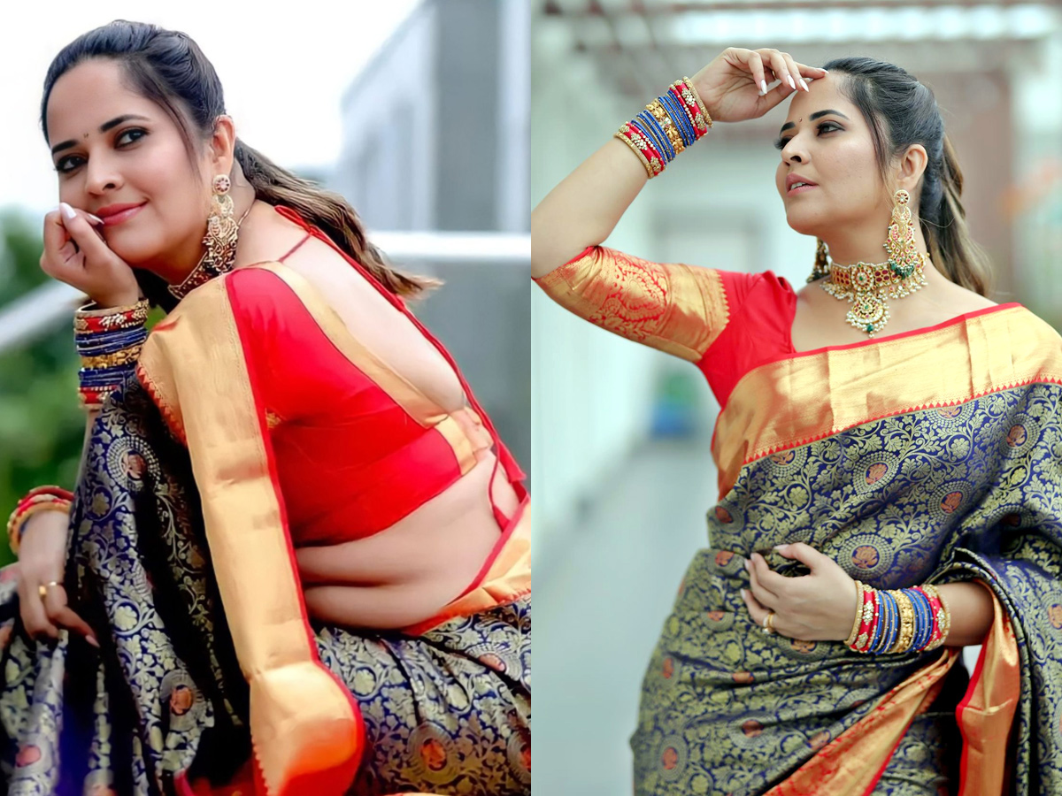 Anchor Anasuya Bharadwaj Traditional Photos - Sakshi1