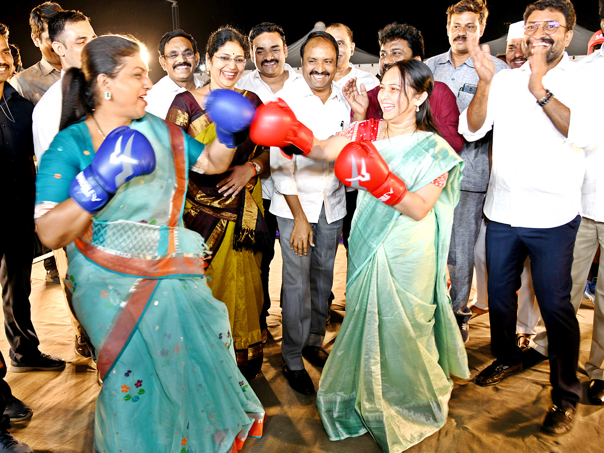 AP Tourism minister RK Roja Boxing Photos - Sakshi4